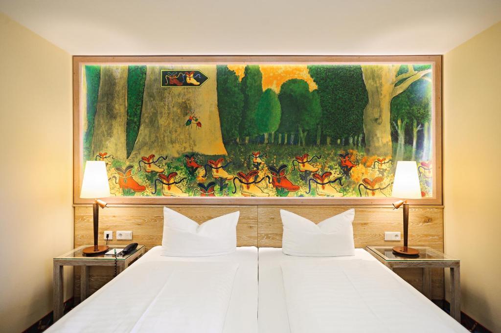 Boutique Hotel Bundschuh 3 Sterne Superior Lohr الغرفة الصورة